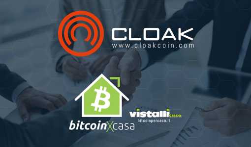 CloakCoin Announces Important Partnership with Vistalli Casa-BitcoinXcasa