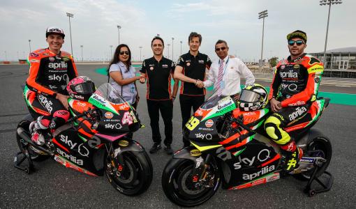 Aprilia Racing and Gulf aim for the top in MotoGP