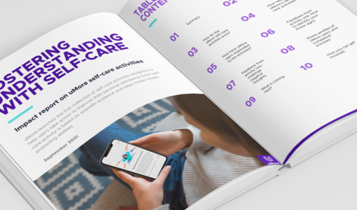 uMore reveals its inaugural impact report, with a resounding 84% positive feedback response
